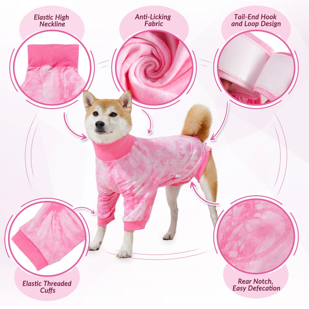 Eyein Dog Surgery Recovery Suit, Protect Wounds Recovery Suit Female Male - Image 4