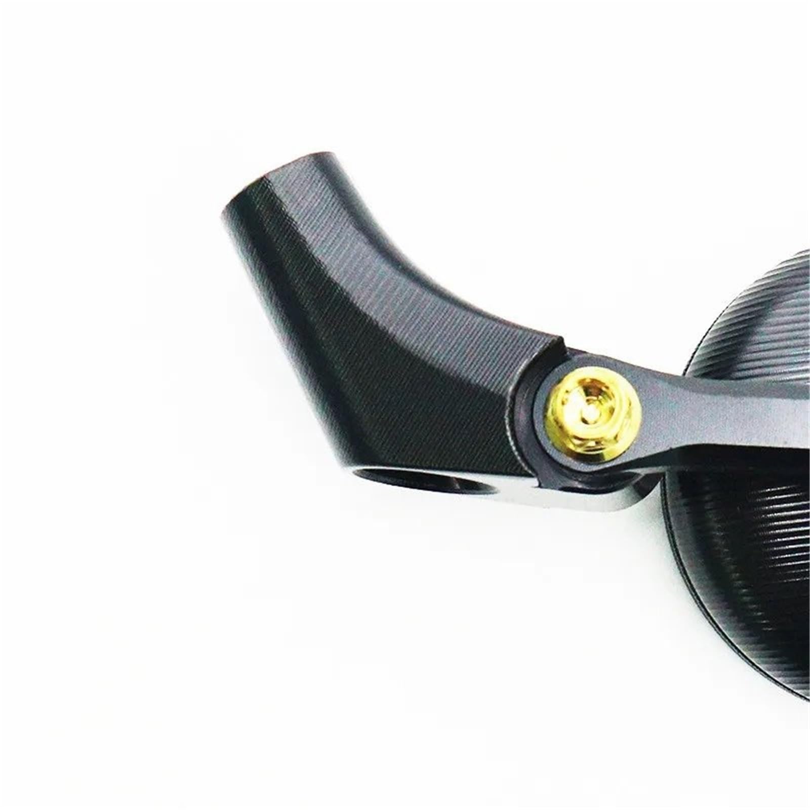Lusterko boczne Lustro motocyklowe aluminiowe okrągłe małe lusterko boczne pasuje do Hondy pasuje do Yamahy XMAX NMAX pasuje do Suzuki Lusterko boczne motocykla(Black 2)