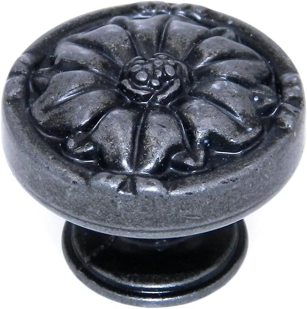 for Amerock Natural Elegance Wrought Iron 1 1/4" Round Cabinet Knob