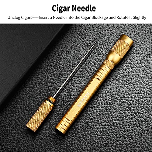 Hawan Cigar Punch 4 In 1 Multitool Dual Size Punch With Draw Enhancer Cutter And Twin Nubber (Color: Gray)… #TOP2