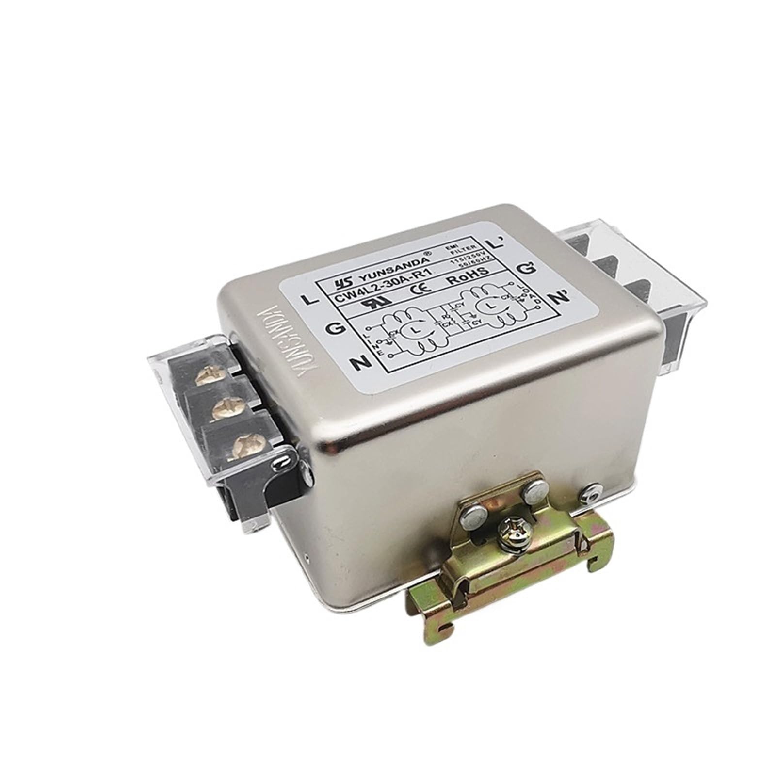 Filtro CW4L2-30A-R1 evita interferencias y fallos en carril potente