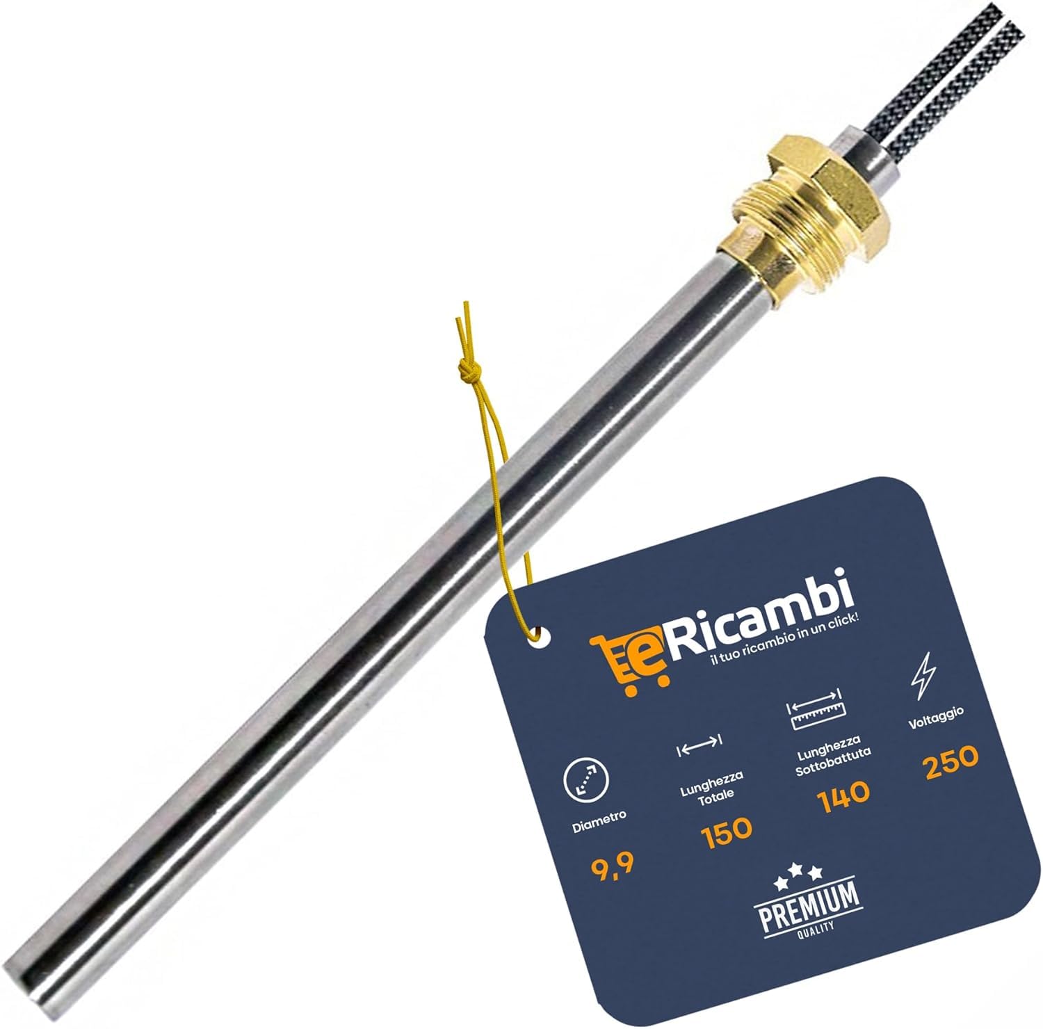 EasyricambiResistance For Pellet Stove 250W 150MM 140MM