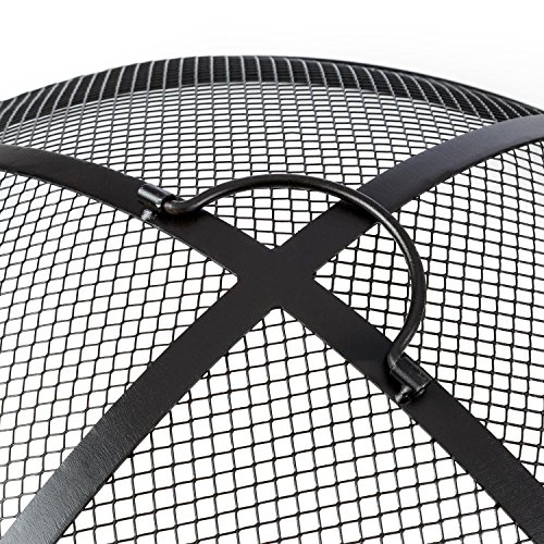 blumfeldt Troja - open vuurschaal, 3-pits vuurkorf, rustiek design, steen-look, 75 cm diameter, staal met MgO kunststeen… - Image 5