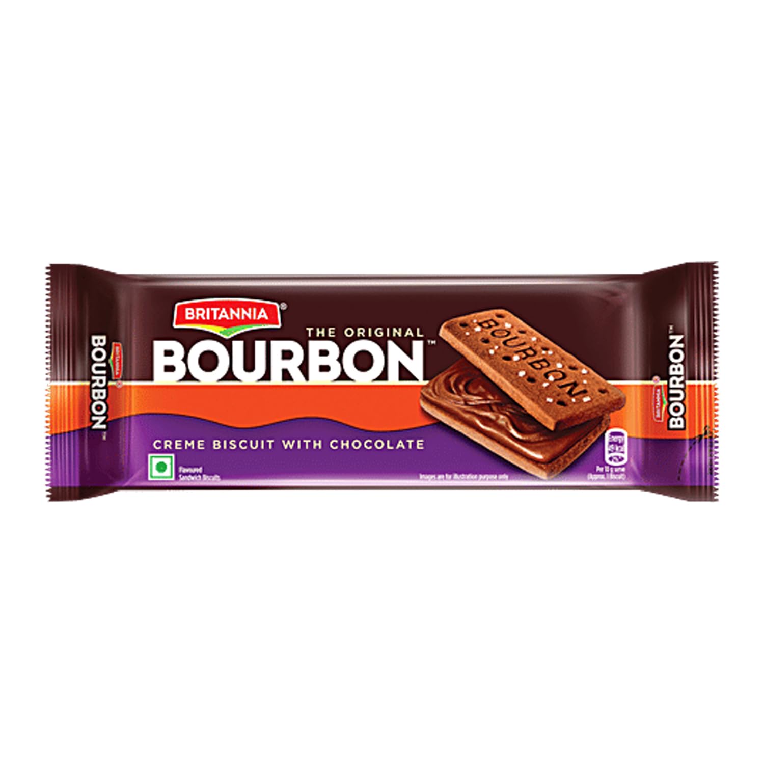 The Original Bourbon Creme Biscuit with Chocolate 100 g