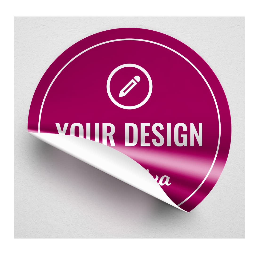 Adesivi Personalizzati Rotondi 3.2 Cm | 100 Pezzi | Stampa Tuo Logo O Immagine | Per Eventi E Branding - Foto 2