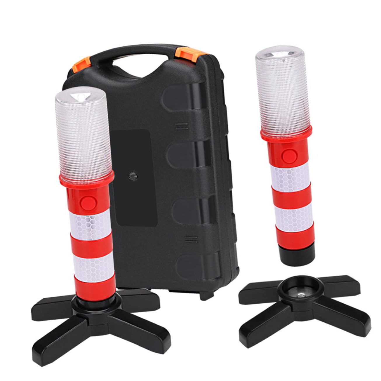 Ciieeo Lámpara de Trabajo de Emergencia LED Roja para Control Vial Portátil