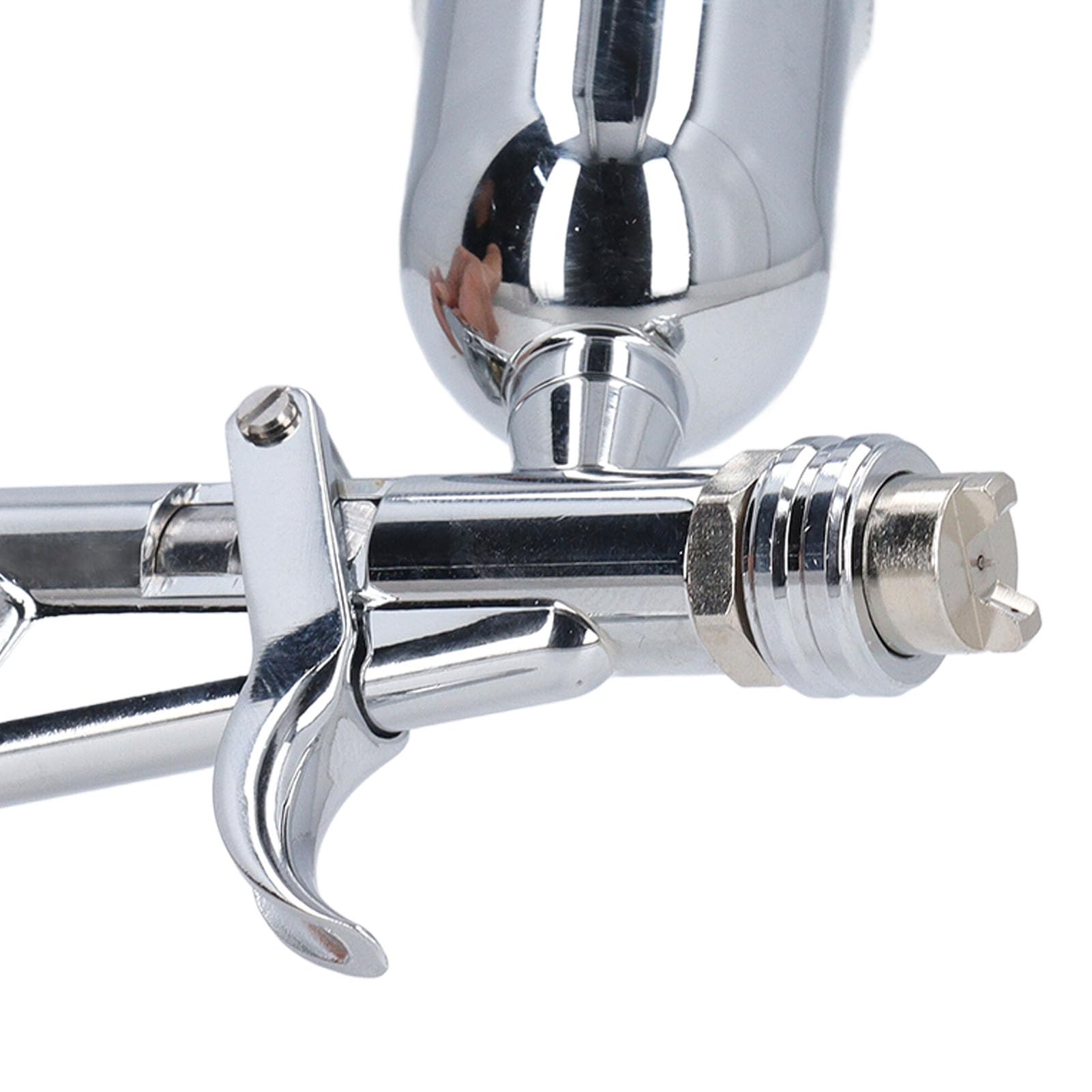 Set Airbrush Pistole 0,5 mm Düse für Modellmalerei Modellbau und Möbelreparatur mit Flüssigkeitssteuerung Mustersteuerung und Luftventileinstellung