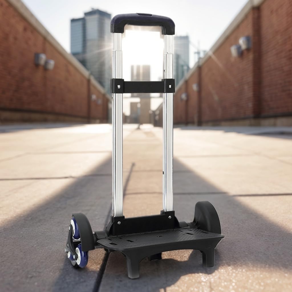 Chariot à dos pliable à 6 roues pour sac d'école