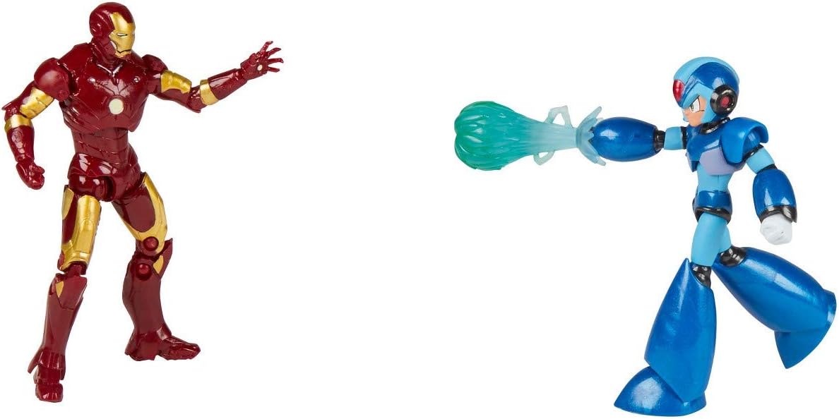 Marvel Gamerverse Marvel vs Capcom: Infinite Iron Man & Mega Man X Exclusive Action Figure 2-Pack