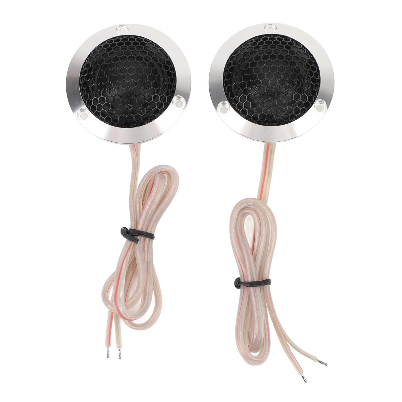 Yctze Juego de Tweeters de Coche Mini Domo de 1,5 Pulgadas de, Sonido Vibrante, Fácil Instalación, Experiencia Estimulante, para la Mayoría de los Vehículos