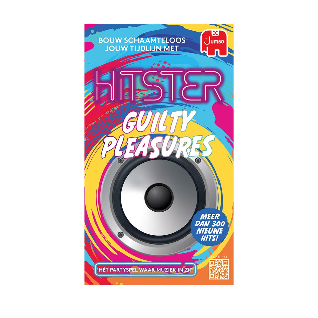 Jumbo Hitster - Guilty Pleasures - Party Game - Muziekspel - Actiespel - Kaartspel - Vanaf 16 jaar