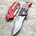 Tac Force G'Store Spring Assisted Open July 4th USA Flag Pocket Handy Knife