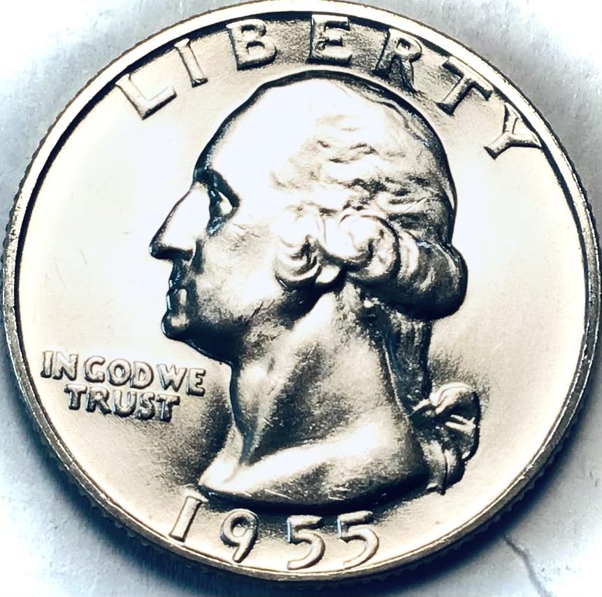 1955 P Washington Silver Gem BU MS Quarter Seller Mint State