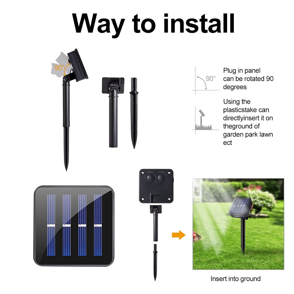 Oświetlenie zewnętrzne Solar String Light Lantern 10/20/30 Oświetlenie zewnętrzne LED Fairy Lights Świąteczne oświetlenie dekoracyjne Święta świąteczne Do dekoracji ogrodów i dziedzińców (Color : 20