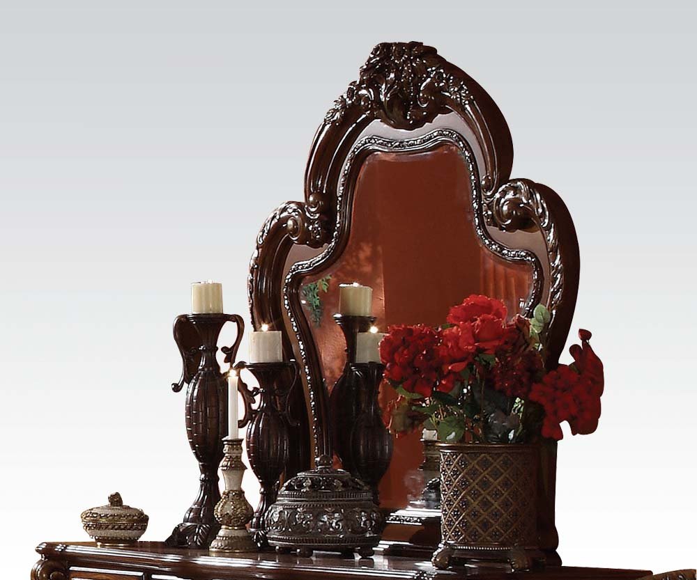 ACME Dresden Mirror - 12144 - Cherry Oak