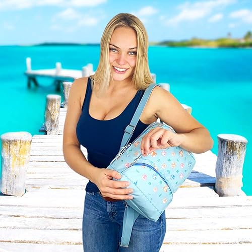 Vista 64 de Controller Gear Animal Crossing - Small Backpack Mini Bookbag Travel Bag for Console & Accessories - Rose Gold