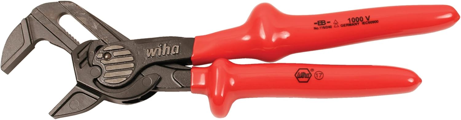 Insulated Auto Pliers Wrench. 10"/250mm OAL