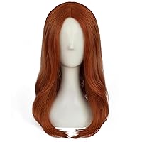 Vista 37 de anogol Vocaloid 32" 80 cm de largo recto de Cosplay peluca Pelucas Para Fiestas Halloween, Anaranjado