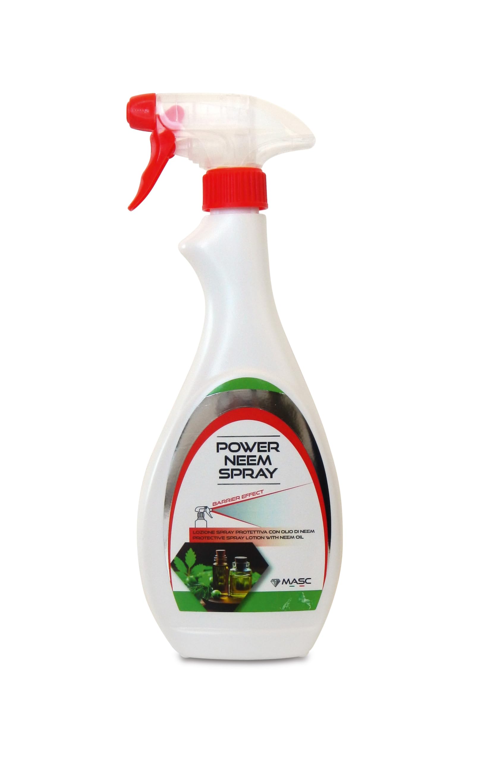 Equivalence MASC Power Neem Spray, Spray Protettivo con Olio di Neem, Effetto Barriera