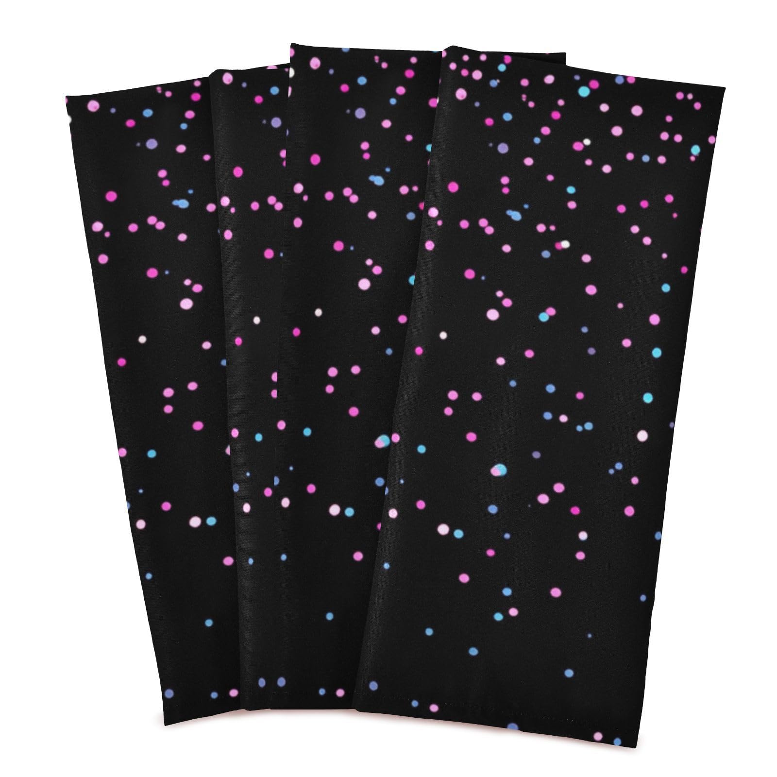 Bloomingville 2-Piece Cotton Waffle Weave Printed Kitchen Towel with Abstract Design, Multicolor