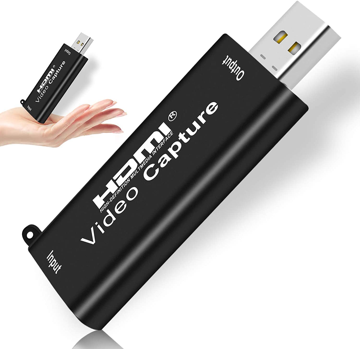 Microware HDMI USB Video Capture Card (USB 3.0 to HDMI Black)