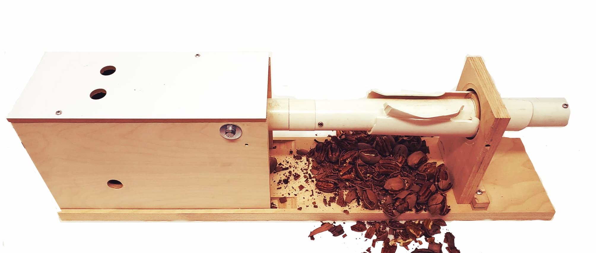 Kinetic Kracker. Electric Pecan Cracker. Easy to use.