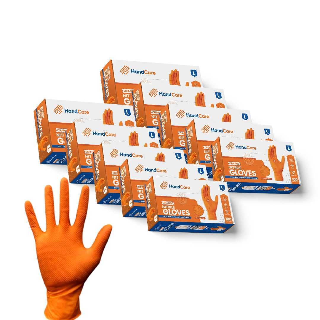 Guantes de nitrilo de 8 mil - 1000 unidades de guantes de látex desechables sin polvo, guantes de trabajo industrial y limpieza