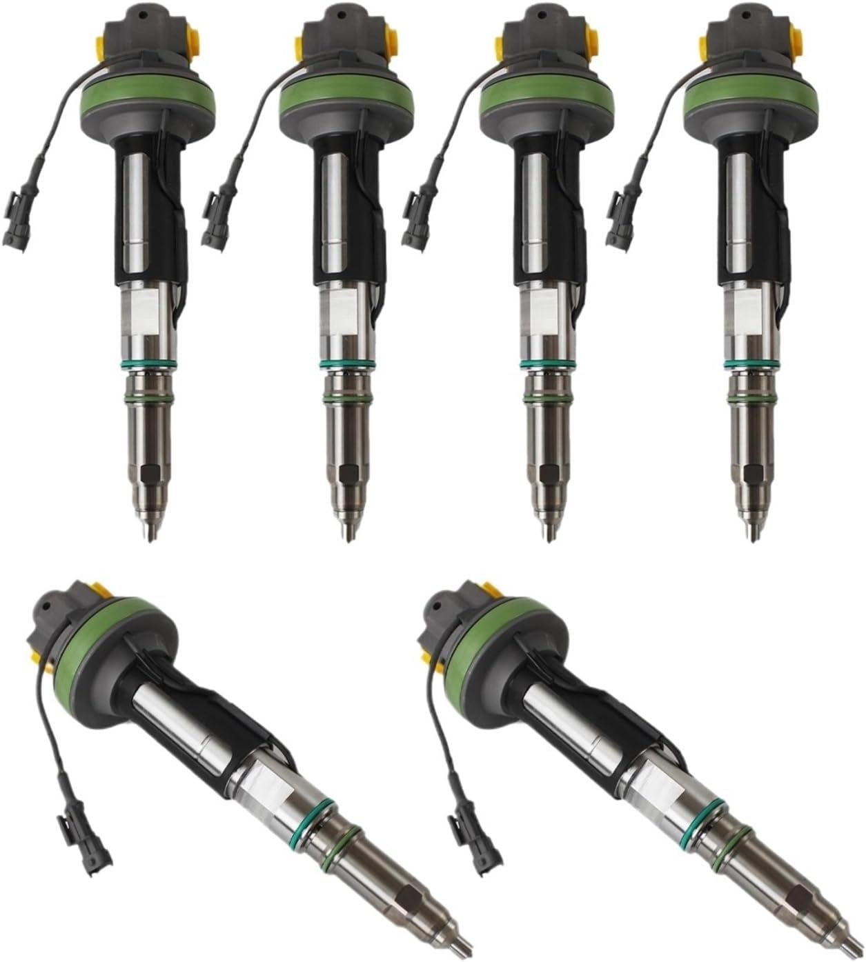 6pcs Diesel Fuel Injector F00BJ00001 Y431K05392 Compatible with QSK19 QSK38 QSK50 2867147 2867148