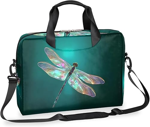 Bonita bolsa de hombro para computadora portátil para mujeres y hombres, bolsa para computadora portátil, funda para laptop, maletín de transporte