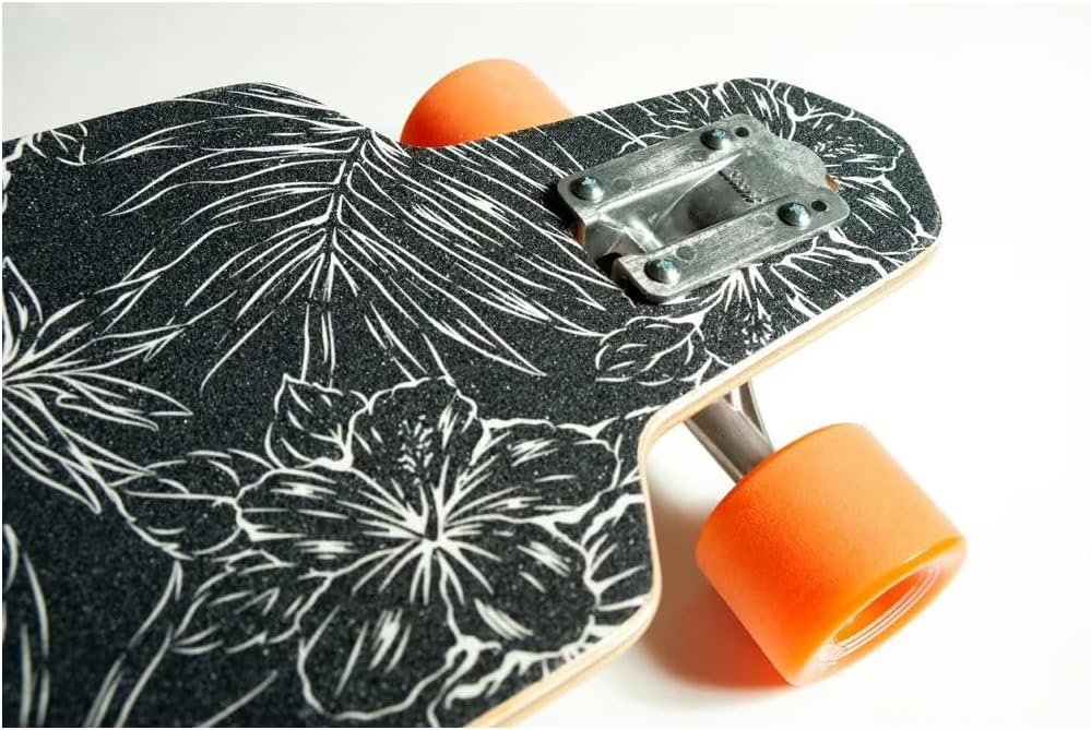 Dusters California Longboard Channel Shore Drop Through 9.375" x 36" Orange