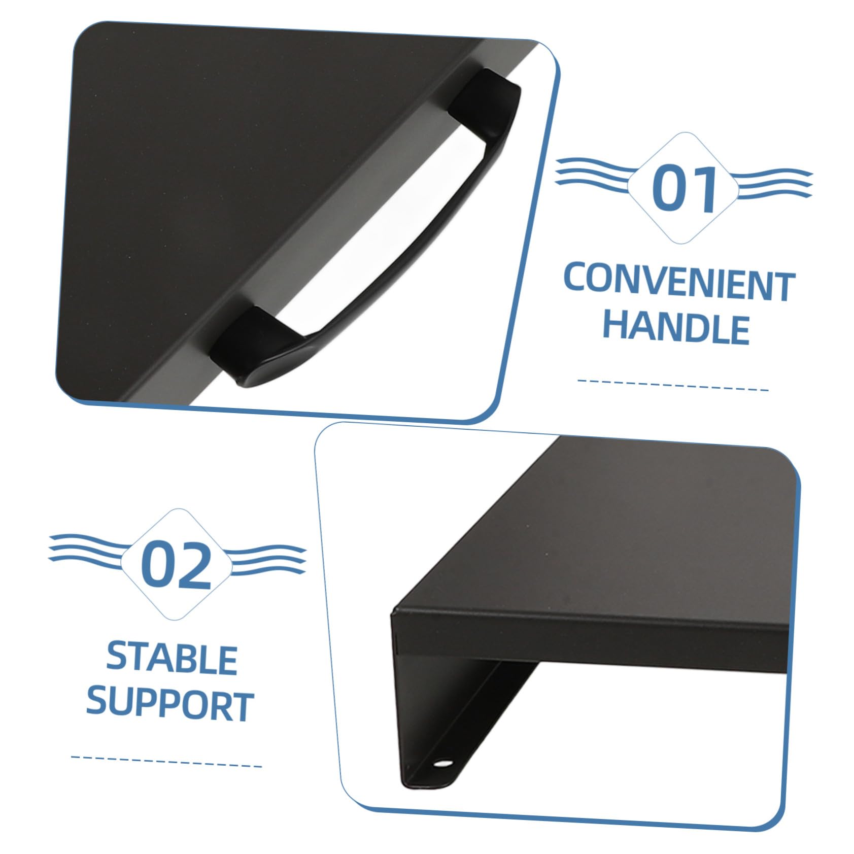 Ipetboom Soporte Firme Estufa Aleación para Antideslizante en Gas de Negra Diseño Resistente y Estructura para Cocina y Mesa