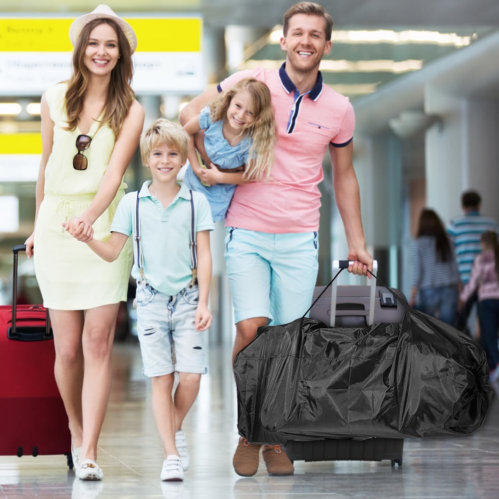 Mizikuu Bolsa de Viaje Universal para Coche, 114x39x33 cm - Bolsa de Transporte para Cochecitos y Sillas de Paseo - Ideal para Avión, Tren o Coche