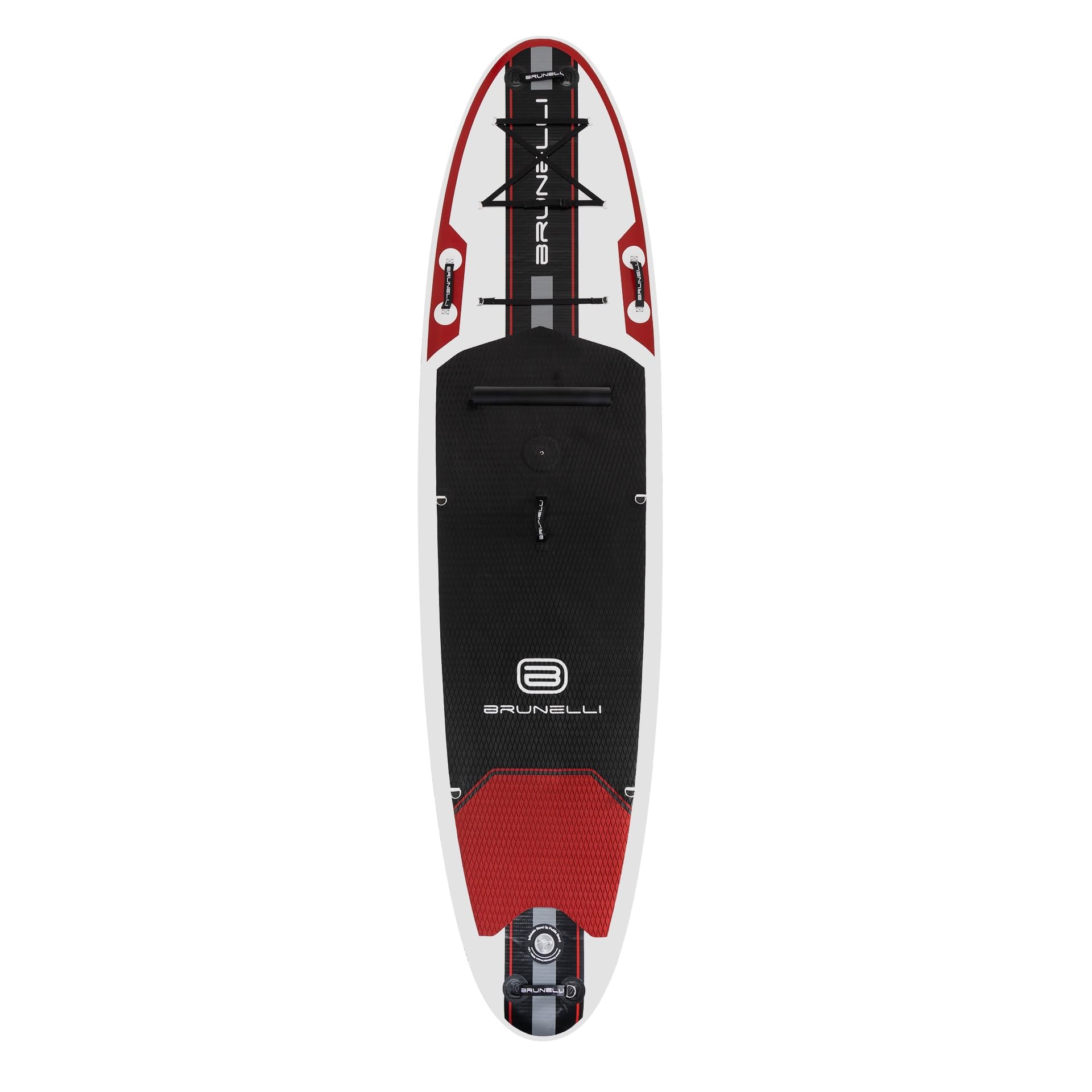 BRUNELLI 10.8 Windsurf Woven X Fusion Double Layer iSUP Board hinchable Stand Up Paddle Set rojo