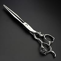 Vista 4 de Tijeras profesionales de peluquería de 7/8/9 pulgadas de alta dureza de acero inoxidable 400c salón de belleza herramientas especiales