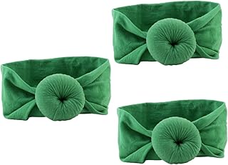 SAFIGLE 3 Peças Turbante Bandana De Algodão Tiaras De Cabeça De Bebê Lenço De Cabeça Tiaras Para Crianças Tiaras De Bebê Acessórios De Cabelo Headwrap De Bebê Arnês Para Crianças