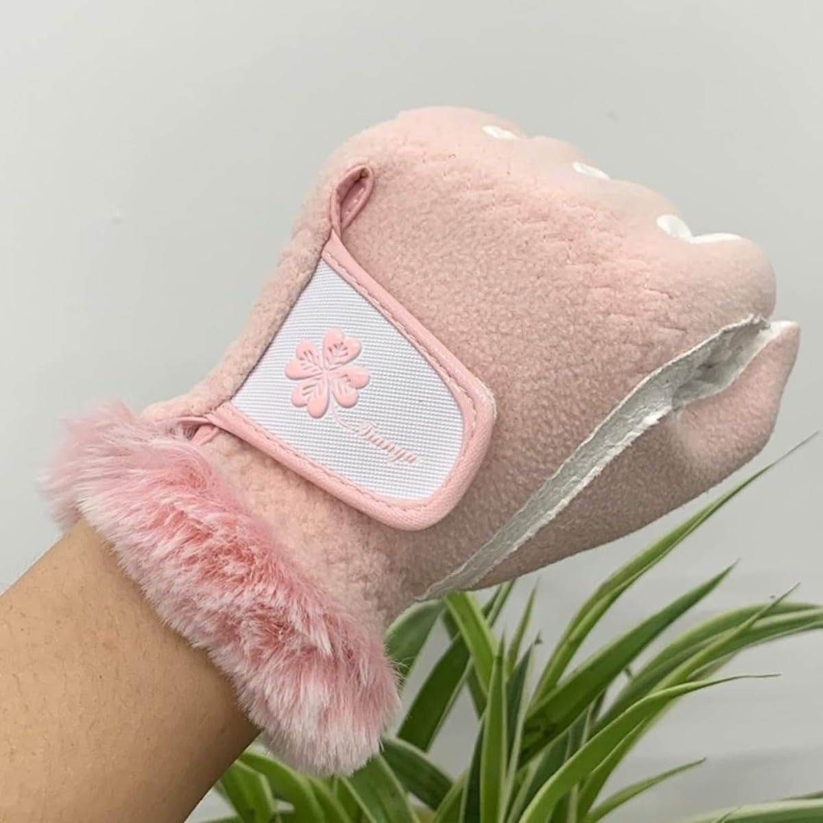 ゴルフグローブ レディース 両手用 冬 ゴルフ手袋 防寒 保温 フィット感 通気 防滑 【ゴルフバッ】 耐久性 マイクロファイバー