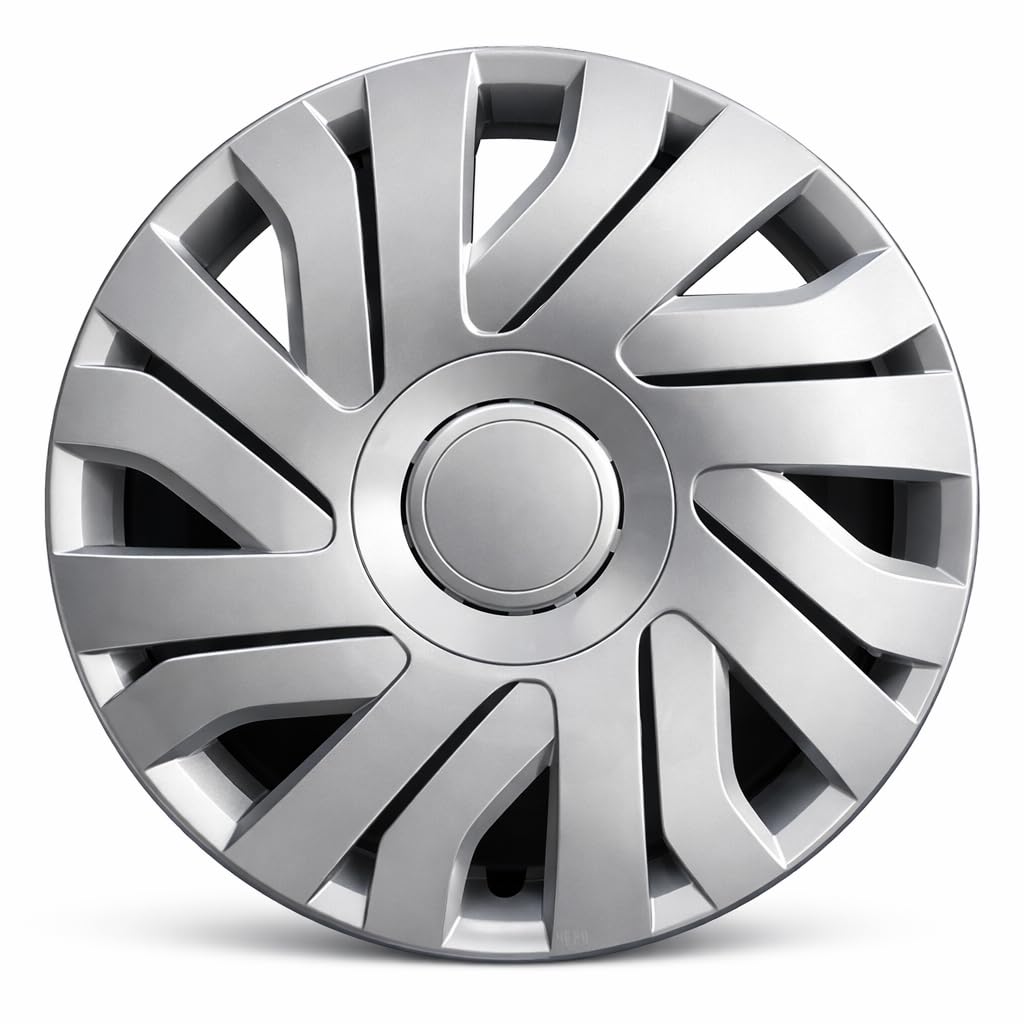 Set 4 Copricerchi 14 Pollici Compatibili con Citroen C1 - Coppe Ruota Design Elegante, Montaggio Rapido, Fissaggio Sicuro, Look Moderno per Auto