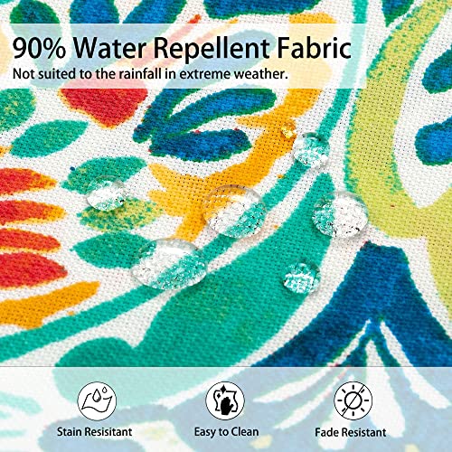 Magpie-Fabrics-Patio-Pillow-Covers-ONLY-18×18-Set-of-2-Fade-Resistant-Outdoor-Indoor-Cushion-Cases-Decorative-Throw-Pillowcase-Shell-for-Couch-Garden-Furniture-Paisley-Multi Magpie Fabrics Patio Pillow Covers ONLY 18×18 Set of 2 Fade Resistant Outdoor Indoor Cushion Cases Decorative Throw Pillowcase Shell for Couch Garden Furniture Paisley Multi