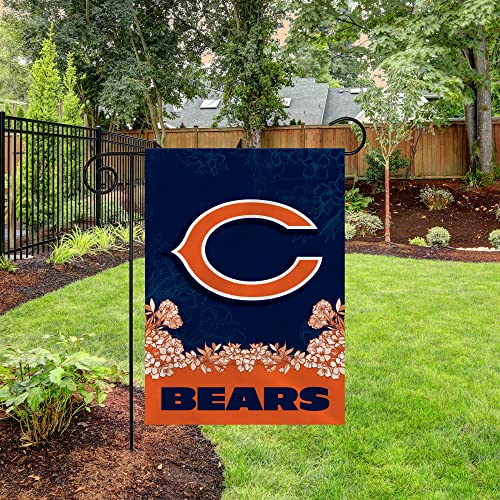 Image of Rico Industries NFL Standard /Primary 13 inch x 18 inch Double Sided Garden Flag - Great Gift for Men, Women, & Fans