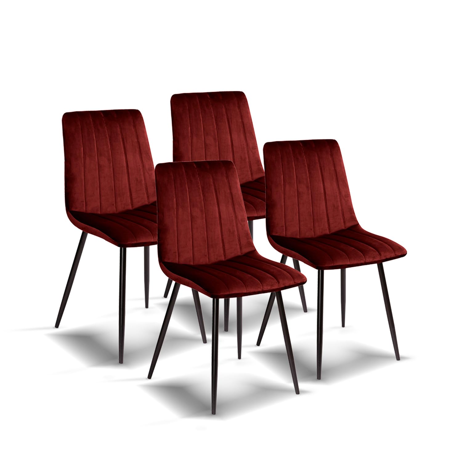 La Silla Española Denia Sedia, Tessuti, Granato, 44 cm (larghezza x altezza) x 55 cm (fondo) x 88,5 cm (altezza)