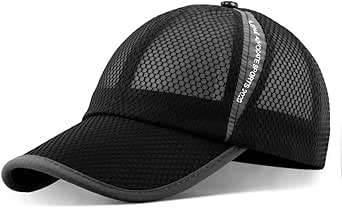 Protección Solar Pesca Senderismo Gorra De Béisbol UPF 50+ De Secado Rápido - Corte Láser Con Malla, Ajustable, Ideal Para Pesca, Senderismo Y Deportes Gorras De Hombre Verano