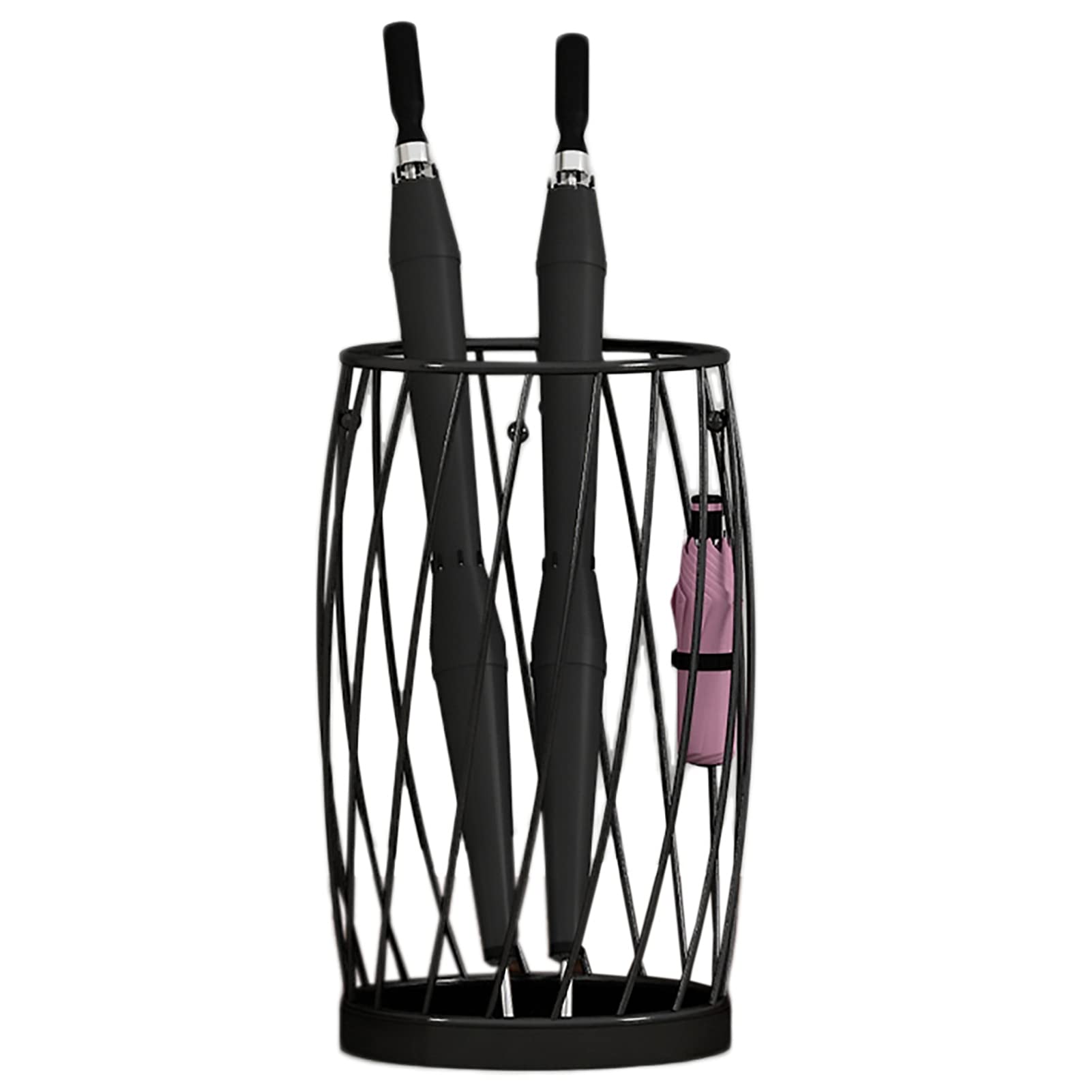 GHHVFEC Umbrella Stand Rack with Bottom Water Tray, Freestanding Umbrella Holder for Entryway Hallway Home Office