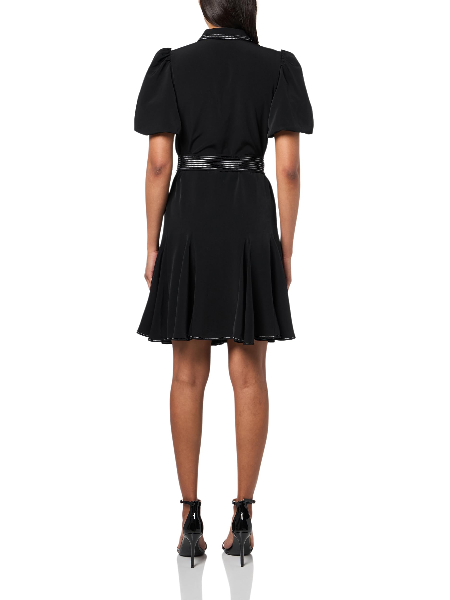 KARL LAGERFELD Comfortable Office Fashion Flirty Dress Vestito Casual Donna
