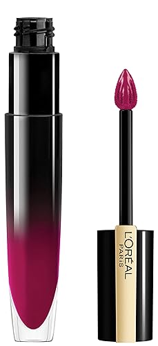 Vista 10 de L'Oreal Paris Brilliant Signature - Lápiz labial brillante para labios, Be Captivating, 0.21 onzas líquidas.