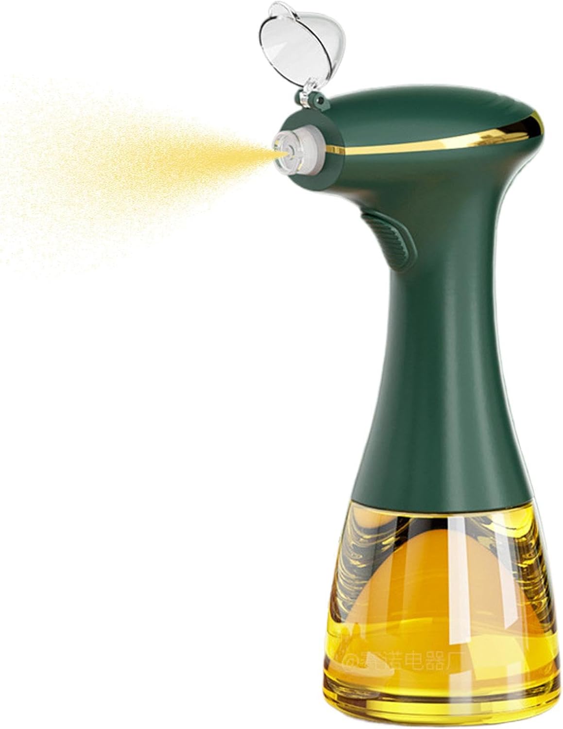 Vegetable Oil Dispenser Bottle, Refillable Rechargeable Sprayer, Leakproof Mechanism Feature, Easy Use Kitchen Kit, Cooking Accessory with Modern Style, Spraying Solution for Gathering