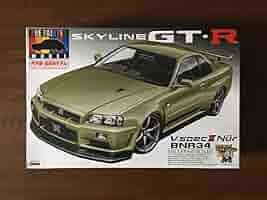1/24 アオシマ BNR34 スカイライン GT-R V・spec Ⅱ 完成品 1/24 ニッサン BNR34 スカイラインGT-R V-specⅡ '02｜株式会社