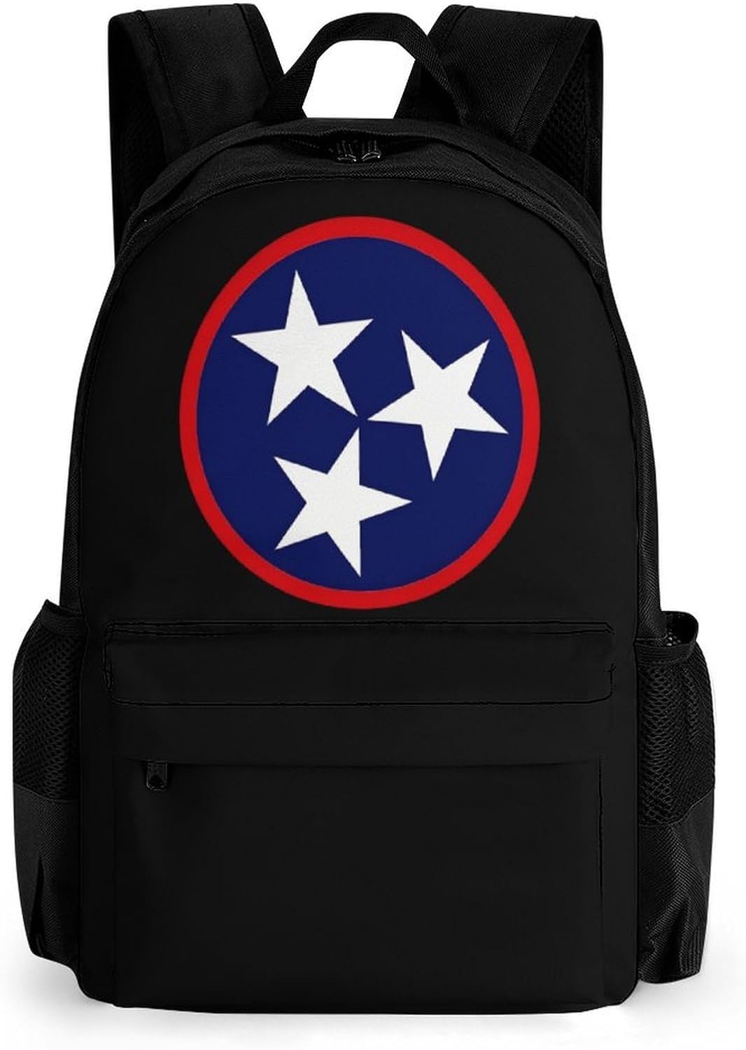 Tennessee Tri Star Emblem Backpack Lightweight Backpacks Work Bag