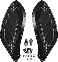 PBYMT Adjustable Side Wing Deflectors for Harley Touring Street Glide Electra Glide Trike 1996-2013 - Fairing Air Deflector Kit