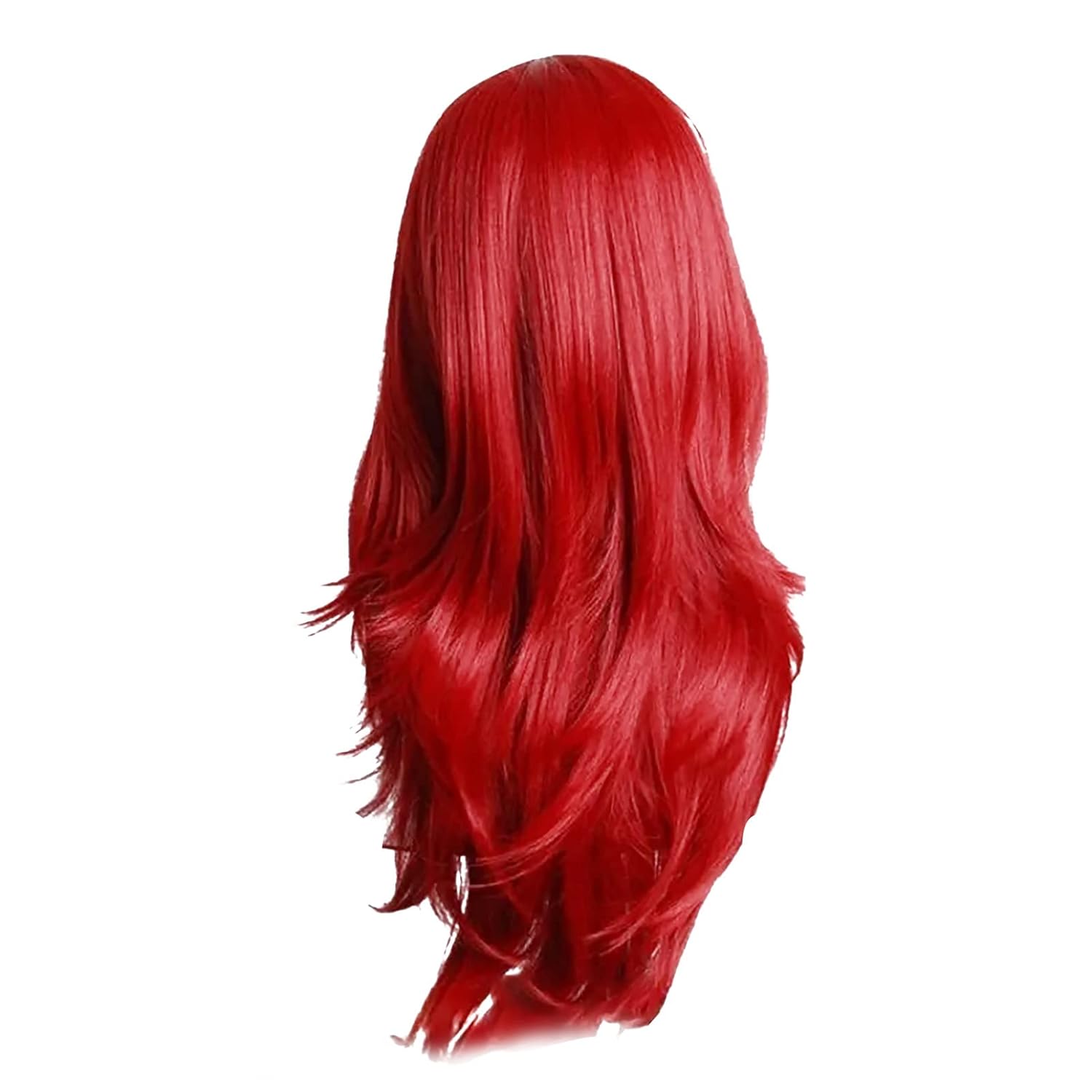 27 Inch Red Wig, Trendy Long Curly Hair, Cosplay Wig with Mesh Hairnet, Heat Resistant,Breathable and Comfortable - Image 5