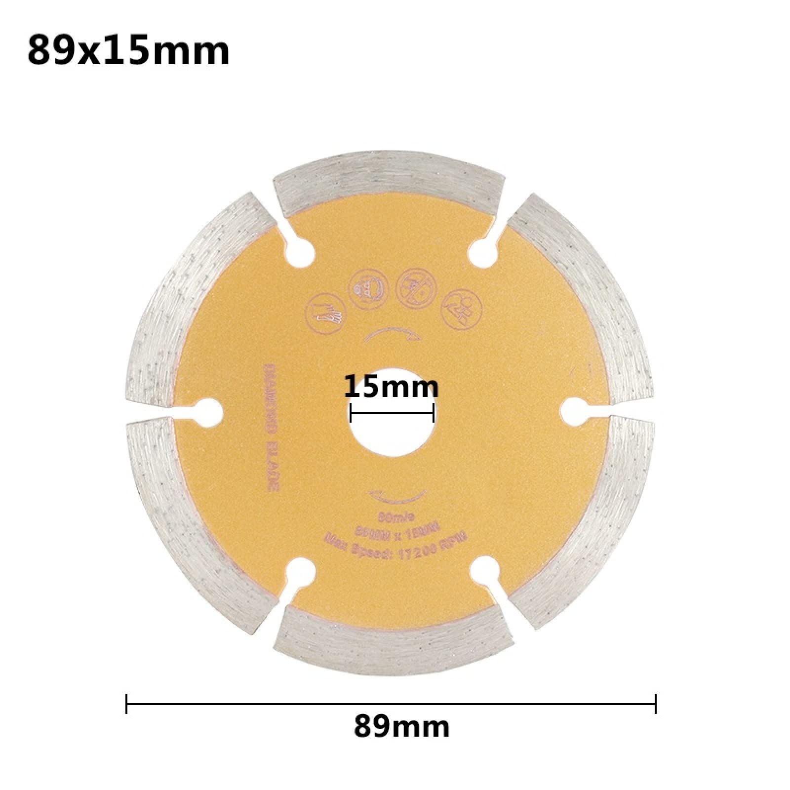 LYVQZPWLRDiamentowa płyta cięcia, Tarcza diamentowa do cięcia na sucho 85/89 mm(89x15)